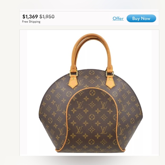 ✅AUTHENTIC LOUIS VUITTON MM ELLIPSE BAG - Picture 12 of 13